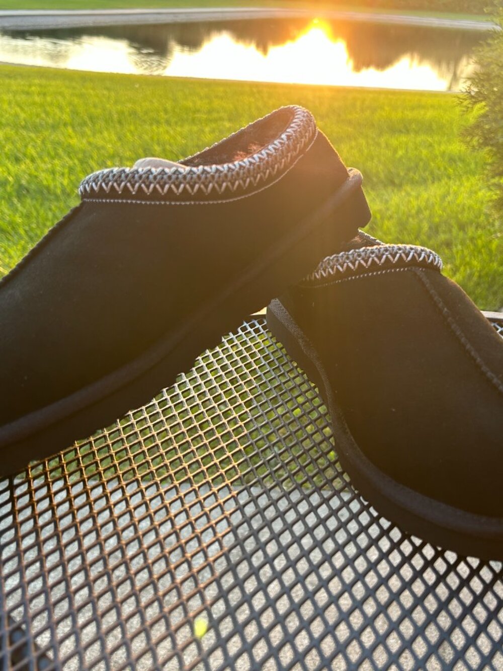 UGG Men's Tasman II Slippers in Black - Brand new with Box Size 10